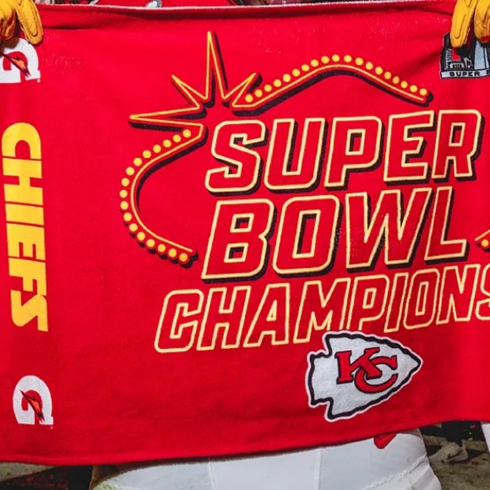 KC chiefs Super Bowl Champions Red Towel